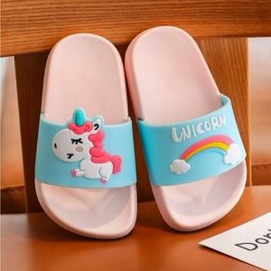 Kids Unicorn Rainbow Sandals
